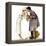 "Bargaining with Antique Dealer", May 19,1934-Norman Rockwell-Framed Premier Image Canvas