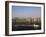 Barge and Port, Hamburg, Germany, Europe-Hans Peter Merten-Framed Photographic Print