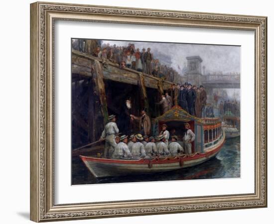 Barge Day, 1891-Ralph Hedley-Framed Giclee Print