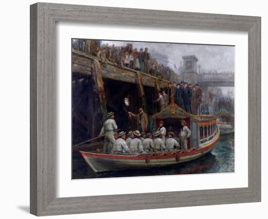 Barge Day, 1891-Ralph Hedley-Framed Giclee Print