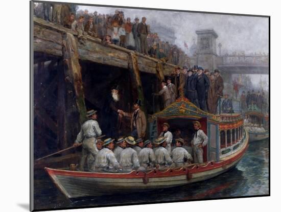 Barge Day, 1891-Ralph Hedley-Mounted Giclee Print