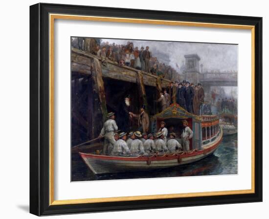 Barge Day, 1891-Ralph Hedley-Framed Giclee Print