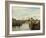 Barge on the Seine at Bougival, 1871-Camille Pissarro-Framed Giclee Print