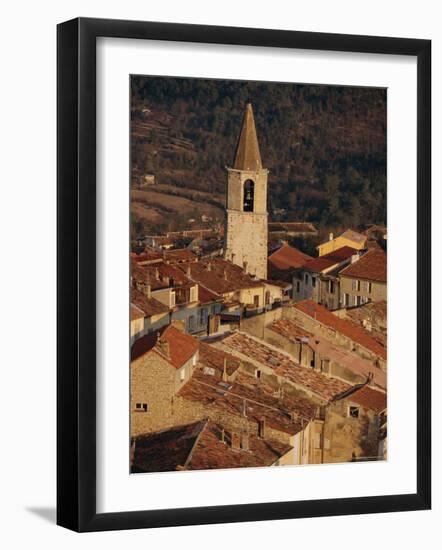 Bargemon, Provence, France, Europe-John Miller-Framed Photographic Print