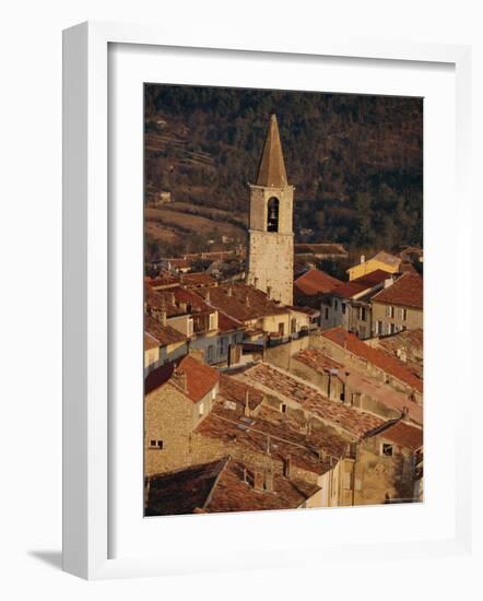 Bargemon, Provence, France, Europe-John Miller-Framed Photographic Print