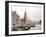 Barges on the Canal in Front of the Montelbaanstoren, Amsterdam, 1898-James Batkin-Framed Photographic Print