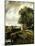 Barges Passing a Lock on the Stour-John Constable-Mounted Giclee Print
