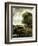 Barges Passing a Lock on the Stour-John Constable-Framed Giclee Print