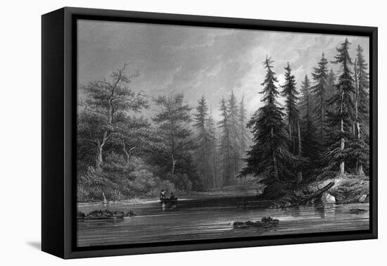 Barhydt's Lake-null-Framed Stretched Canvas