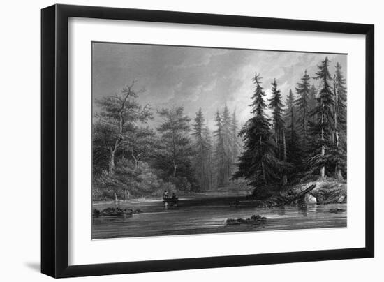 Barhydt's Lake-null-Framed Art Print