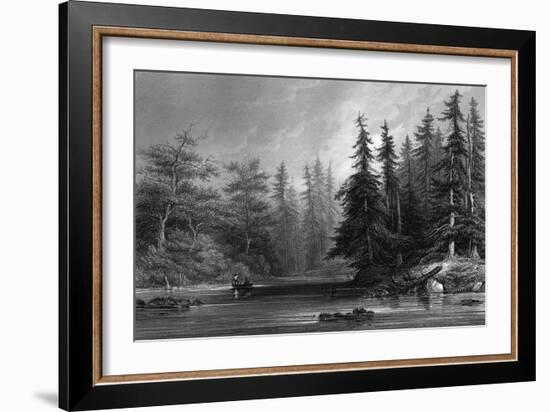 Barhydt's Lake-null-Framed Art Print