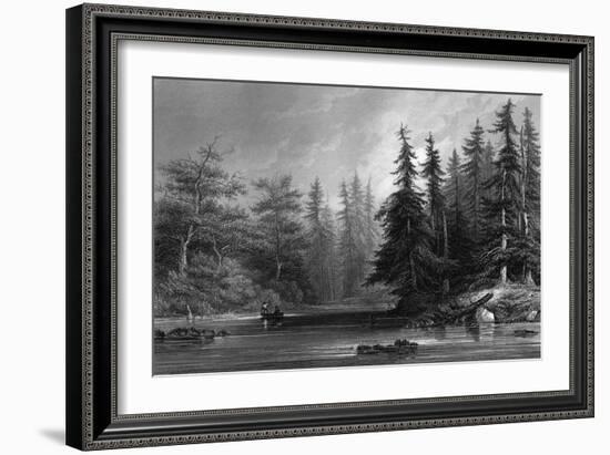 Barhydt's Lake-null-Framed Art Print