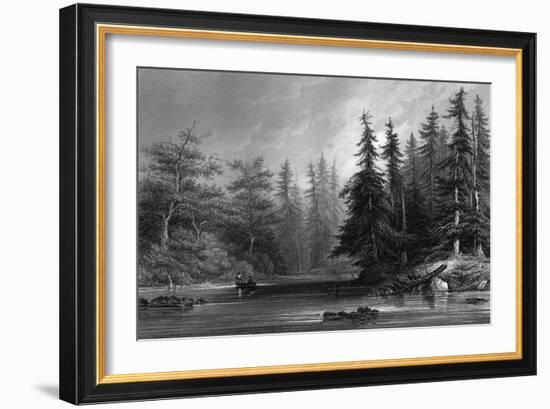 Barhydt's Lake-null-Framed Art Print