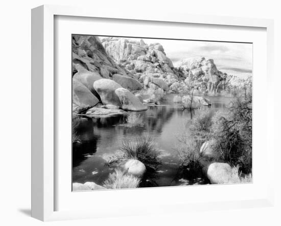 Barker Dam, Joshua Tree National Park, California, USA-Janell Davidson-Framed Photographic Print