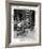 Barking at the Waiter with Newsprint-Jim Dratfield-Framed Photo