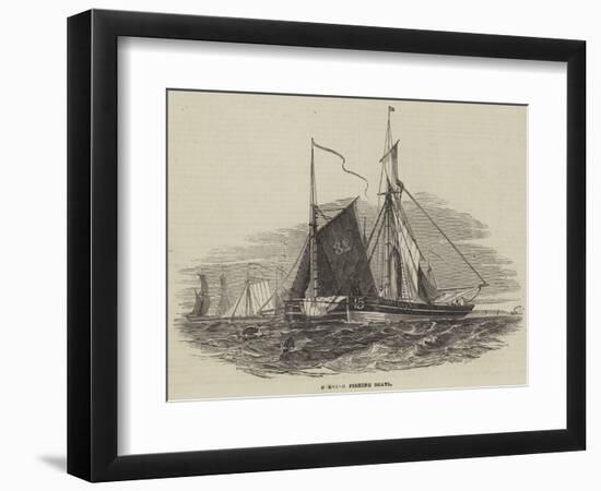 Barking Fishing Boats-null-Framed Giclee Print