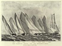 Schooner under Sail-Barlow Moore-Mounted Giclee Print