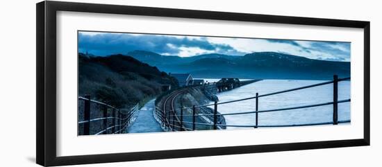 Barmouth Bridge, Coast of Cardigan Bay, Gwynedd, Wales, United Kingdom, Europe-John Alexander-Framed Photographic Print