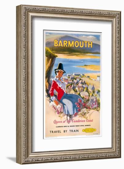 Barmouth, Queen of the Cambrian Coast-null-Framed Art Print