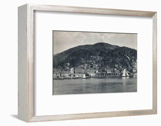 'Barmouth - View from the Mawddach, Showing Heights', 1895-Unknown-Framed Photographic Print