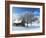 Barn and Apple Trees in Winter, Weigheim, Baden-Wurttemberg, Germany, Europe-Jochen Schlenker-Framed Photographic Print