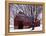 Barn and Maple after winter storm, Fairfax County, Virginia, USA-Charles Gurche-Framed Premier Image Canvas