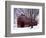 Barn and Maple after winter storm, Fairfax County, Virginia, USA-Charles Gurche-Framed Photographic Print