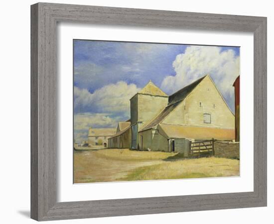 Barn at Cherington, Gloucestershire-William Rothenstein-Framed Giclee Print