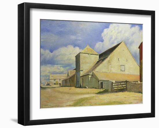 Barn at Cherington, Gloucestershire-William Rothenstein-Framed Giclee Print