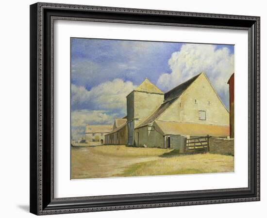 Barn at Cherington, Gloucestershire-William Rothenstein-Framed Giclee Print