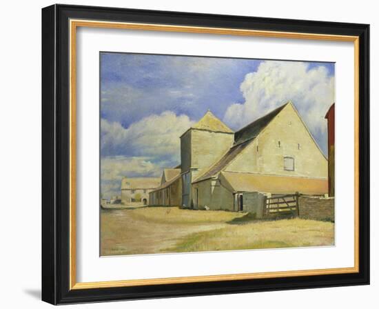 Barn at Cherington, Gloucestershire-William Rothenstein-Framed Giclee Print