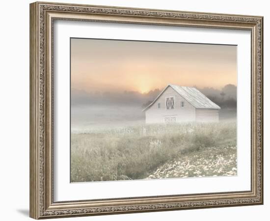 Barn At Sunrise, 2024-Jesse Carter-Framed Art Print