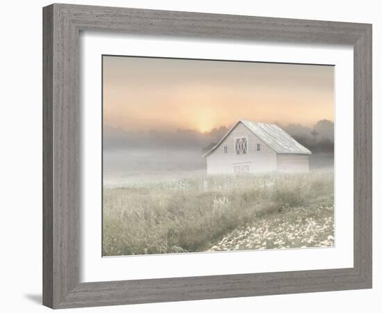 Barn At Sunrise, 2024-Jesse Carter-Framed Art Print