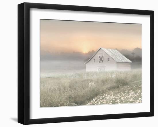 Barn At Sunrise, 2024-Jesse Carter-Framed Art Print