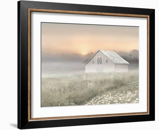 Barn At Sunrise, 2024-Jesse Carter-Framed Art Print