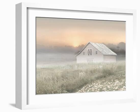 Barn At Sunrise, 2024-Jesse Carter-Framed Art Print