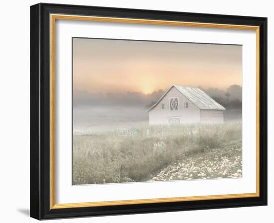 Barn At Sunrise, 2024-Jesse Carter-Framed Art Print