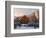 Barn Below Bear River Range in Winter, Utah, USA-Scott T^ Smith-Framed Photographic Print