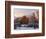 Barn Below Bear River Range in Winter, Utah, USA-Scott T^ Smith-Framed Photographic Print