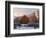 Barn Below Bear River Range in Winter, Utah, USA-Scott T^ Smith-Framed Photographic Print