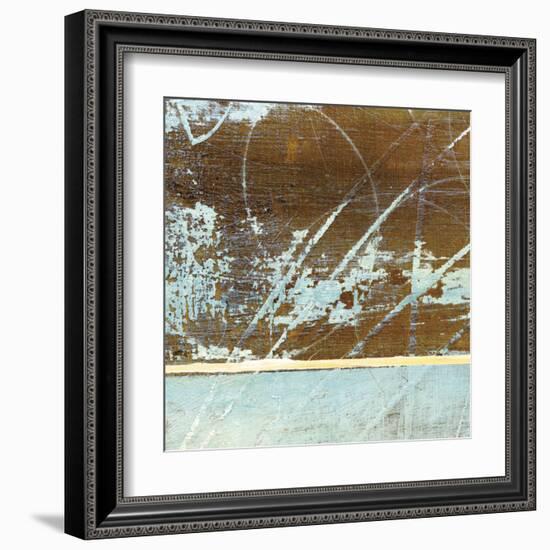 Barn Blue Square I-J^ McKenzie-Framed Art Print