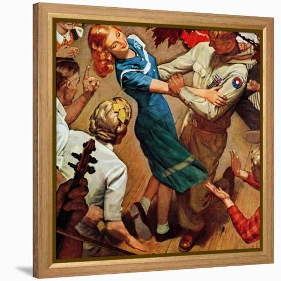 "Barn dance," November 25, 1944-Mead Schaeffer-Framed Premier Image Canvas