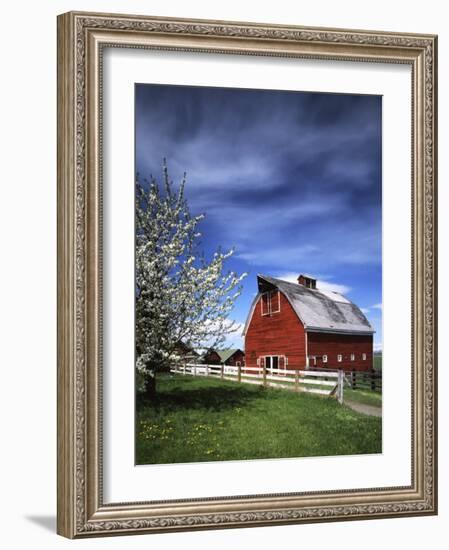 Barn, Ellensburg, Washington, USA-Charles Gurche-Framed Photographic Print