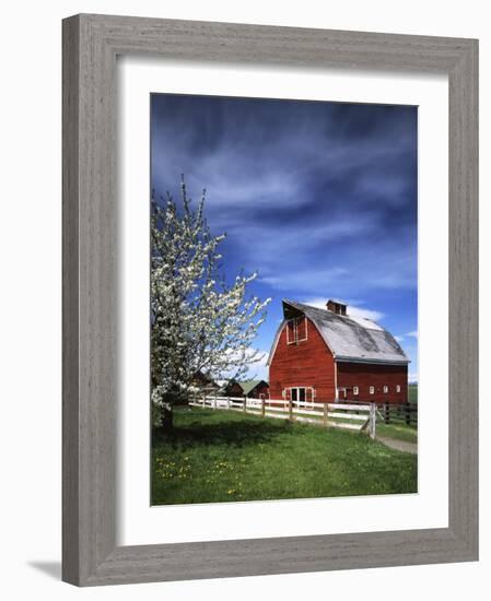 Barn, Ellensburg, Washington, USA-Charles Gurche-Framed Photographic Print