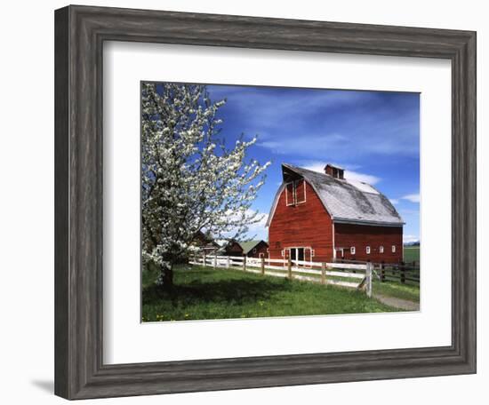 Barn, Ellensburg, Washington, USA-Charles Gurche-Framed Photographic Print