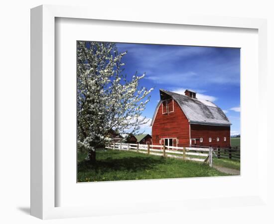 Barn, Ellensburg, Washington, USA-Charles Gurche-Framed Photographic Print