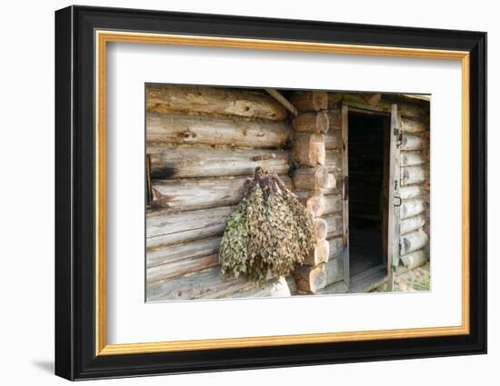 Barn Exterior, Varska, Estonia, Baltic States-Nico Tondini-Framed Photographic Print