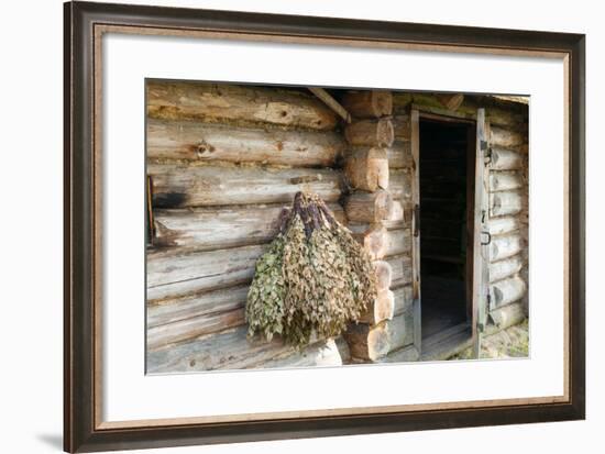 Barn Exterior, Varska, Estonia, Baltic States-Nico Tondini-Framed Photographic Print