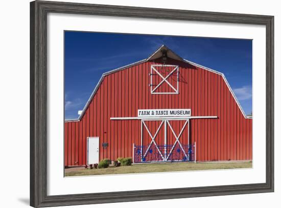 Barn, Farm and Ranch Museum, Elk City, Oklahoma, USA-Walter Bibikow-Framed Photographic Print