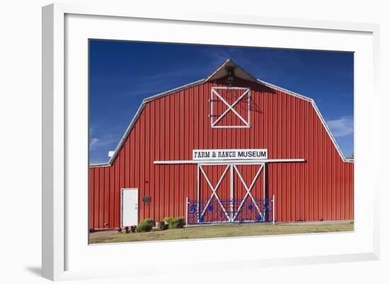 Barn, Farm and Ranch Museum, Elk City, Oklahoma, USA-Walter Bibikow-Framed Photographic Print